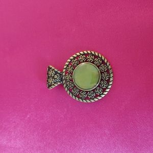 Antique Gold and Mother of Pearl Pendant by Lia Sophia, NWOT